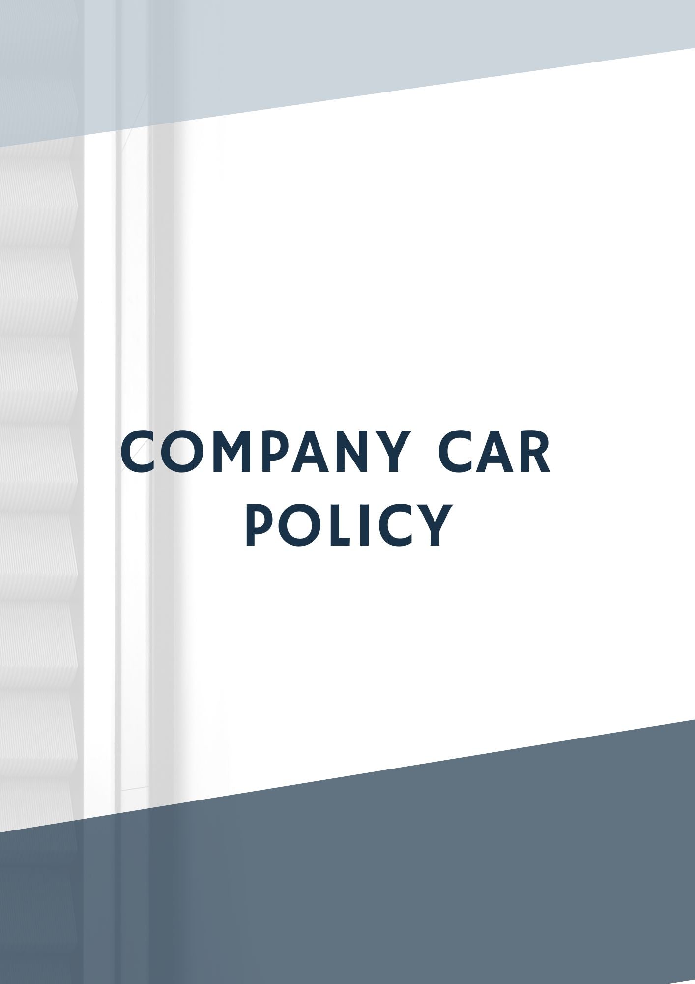Company Cars Policy