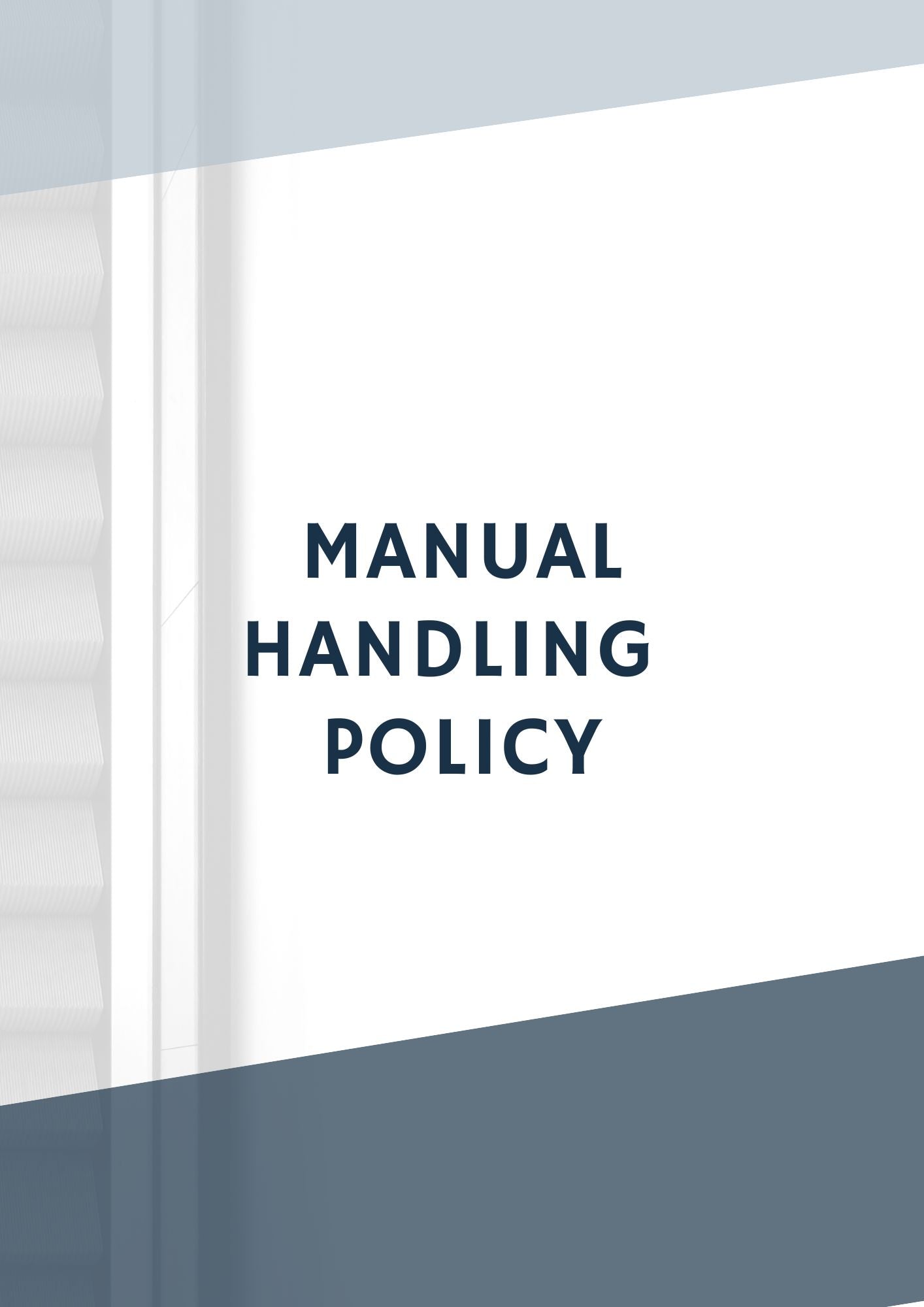 Manual Handling Policy